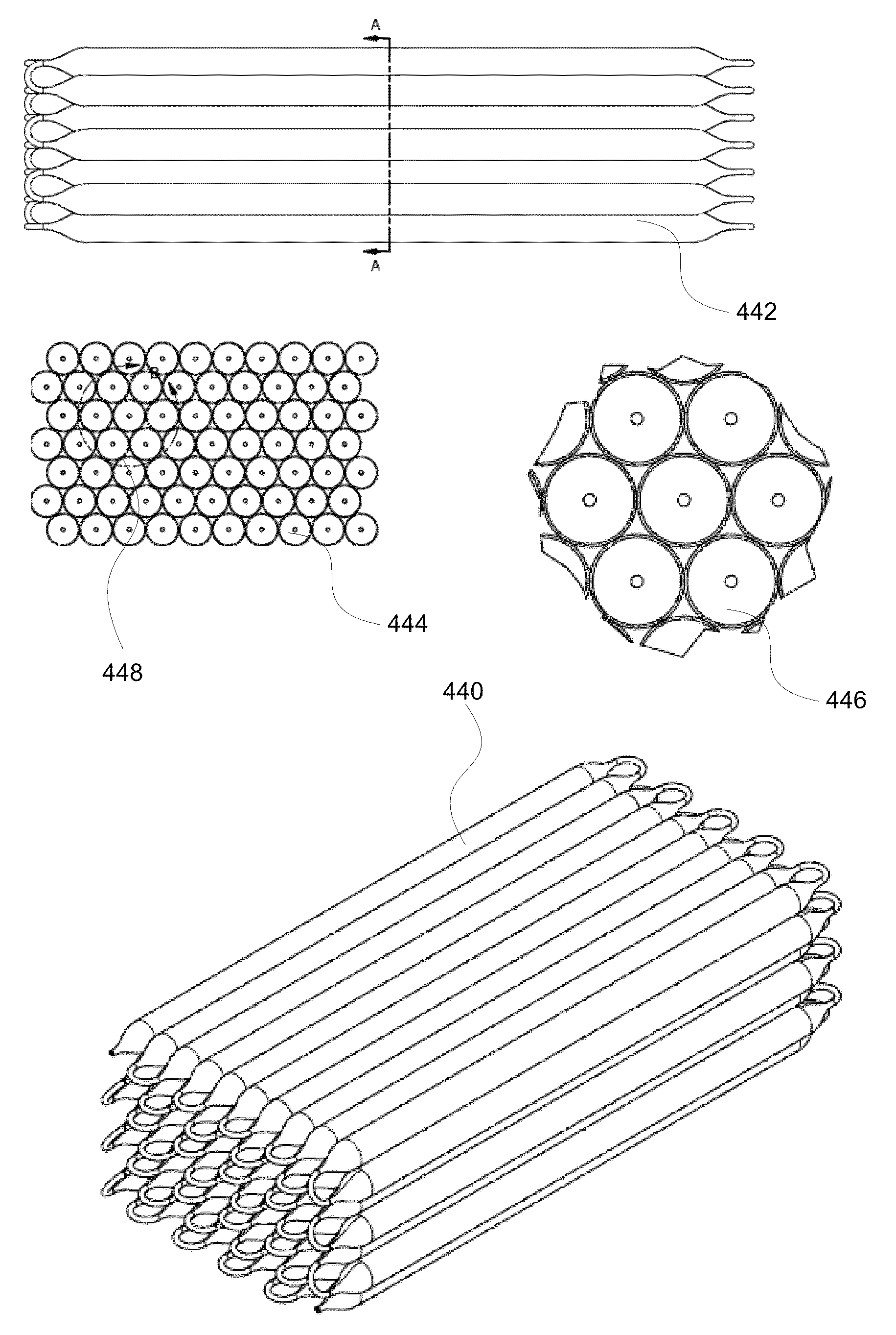 Conformable natural gas storage