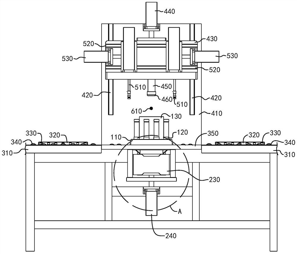 Automatic screw locking device and method for assembling purification column