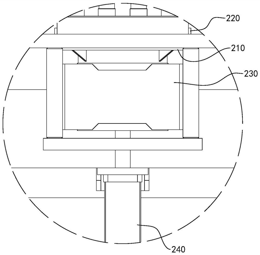 Automatic screw locking device and method for assembling purification column