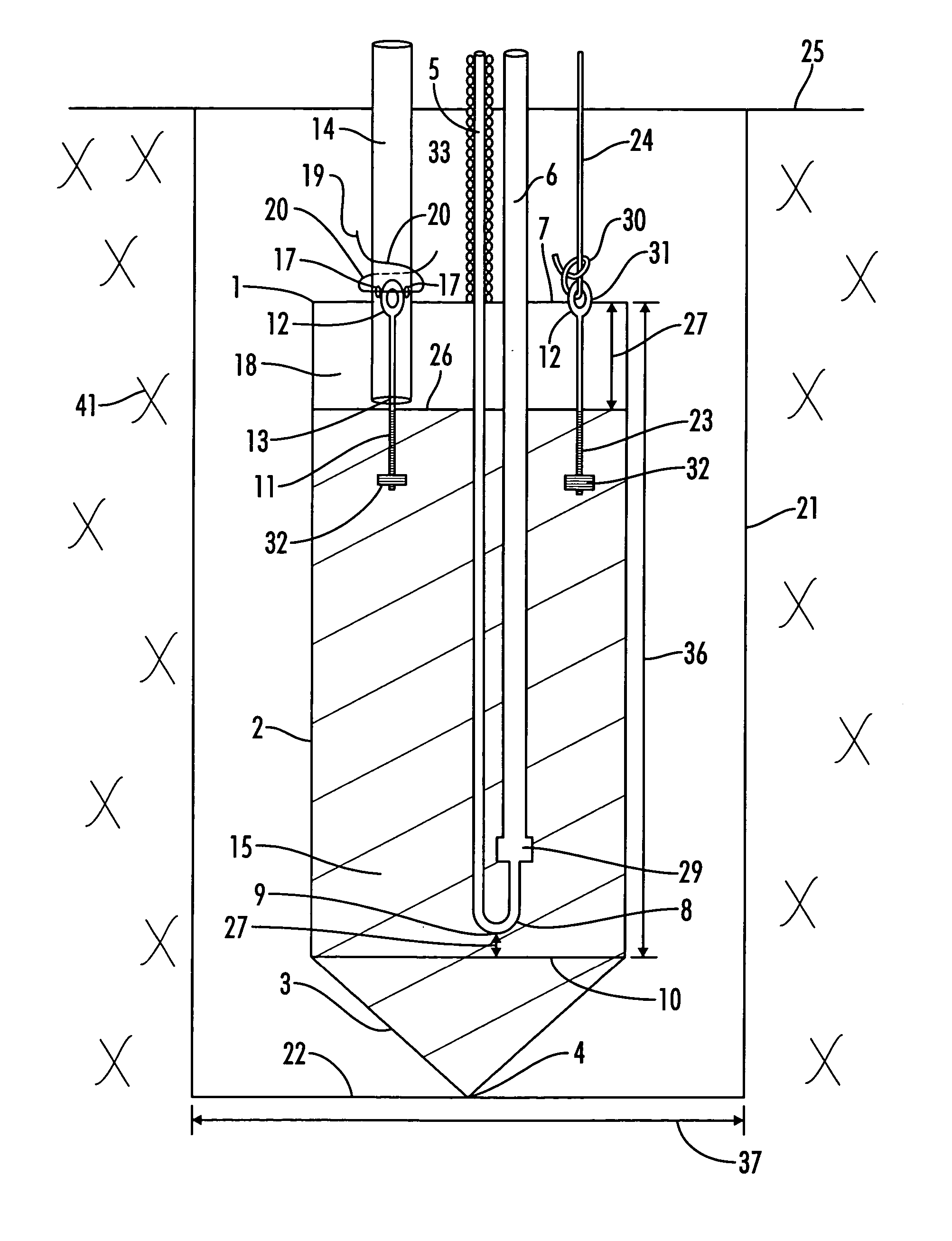 Encasement assembly for installation of sub-surface refrigerant tubing in a direct exchange heating/cooling system