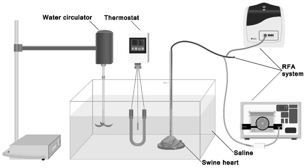 Using method of radiofrequency ablation device