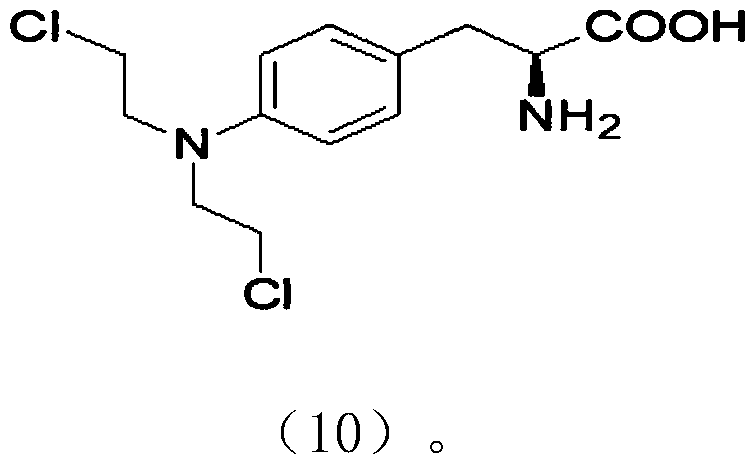 Melphalan intermediate and preparation method thereof