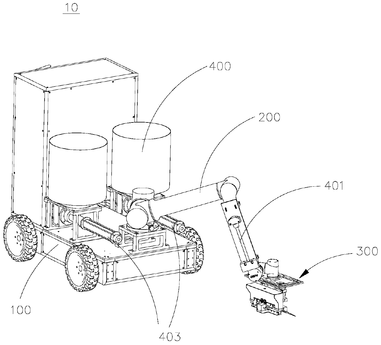 Coating and scraping mechanism and coating device