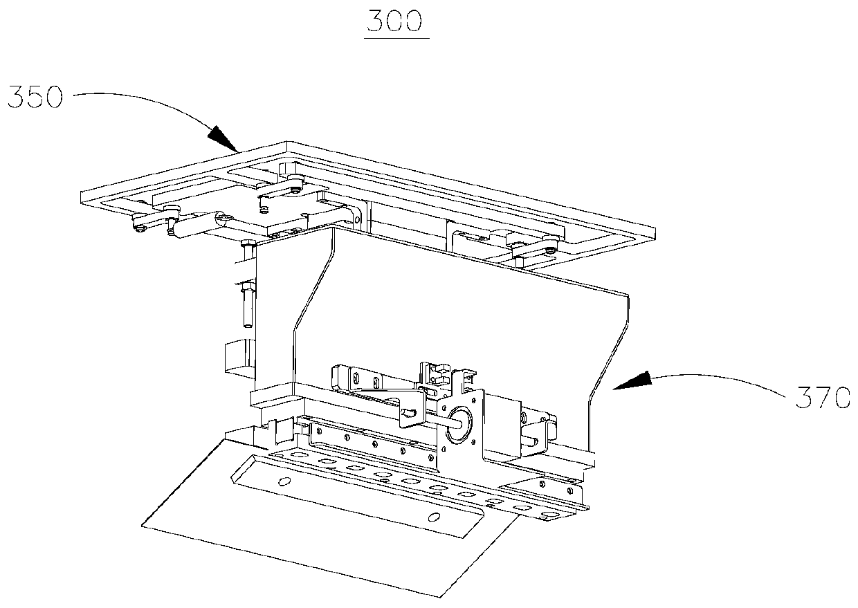 Coating and scraping mechanism and coating device