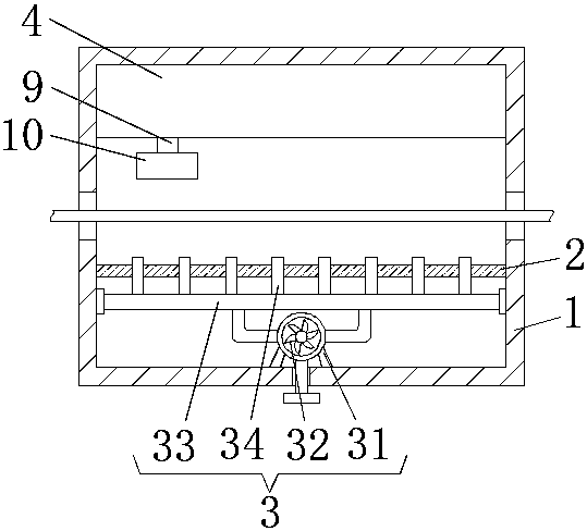 Drying device for textile fabric