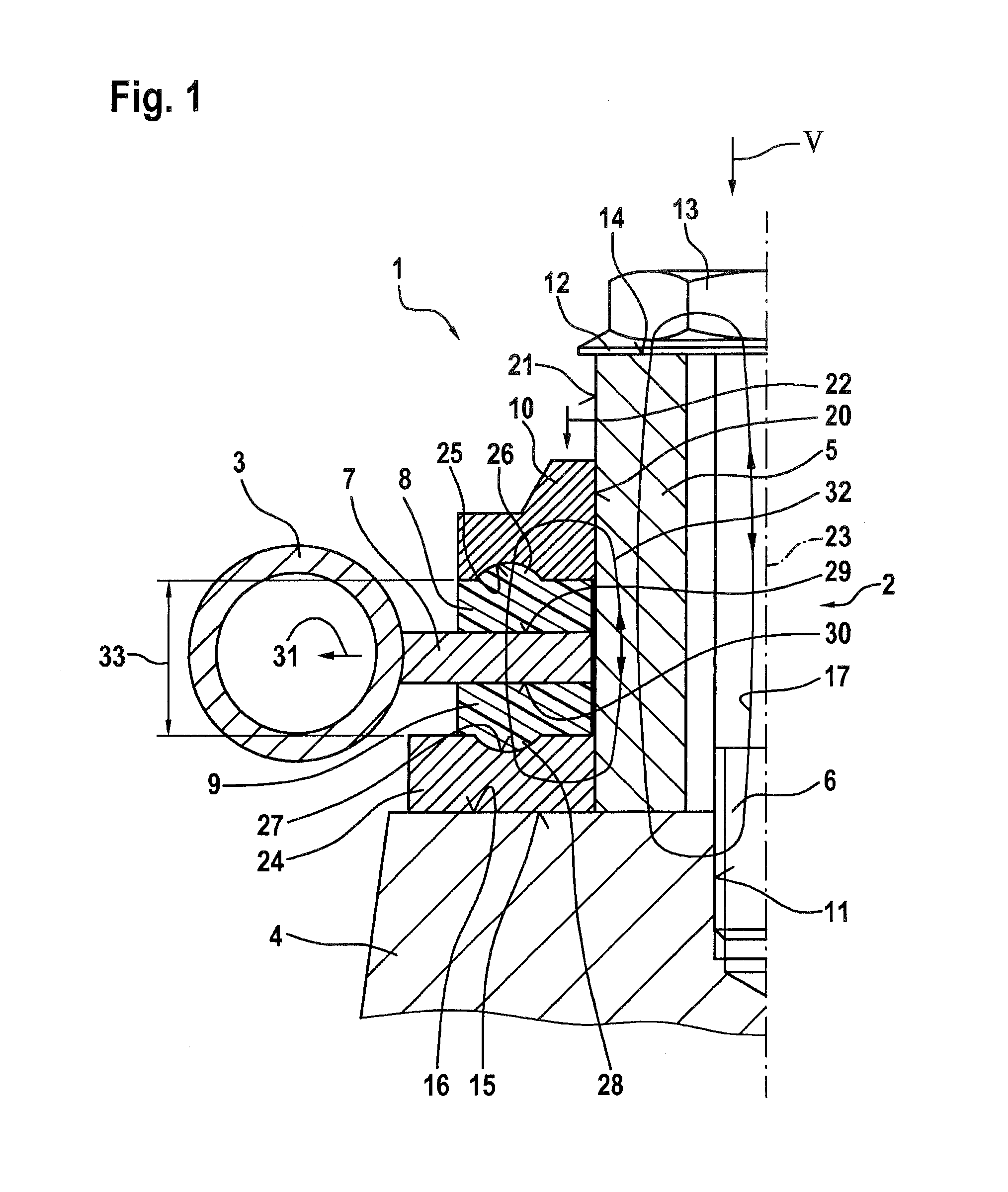 Holder for fastening a fuel distributor to an internal combustion engine