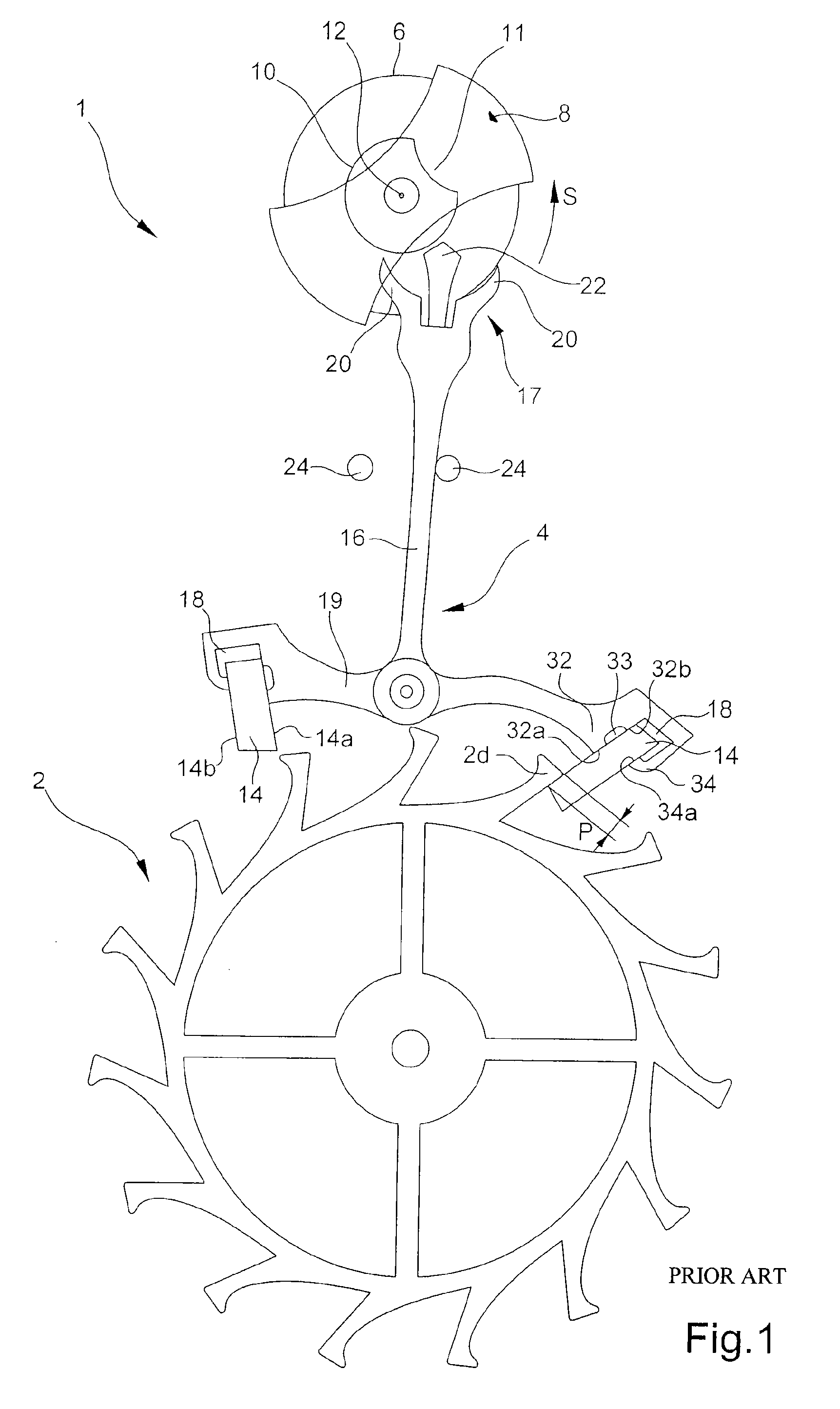 Device and method for securing a pallet-stone to an escapement pallet of a timepiece movement