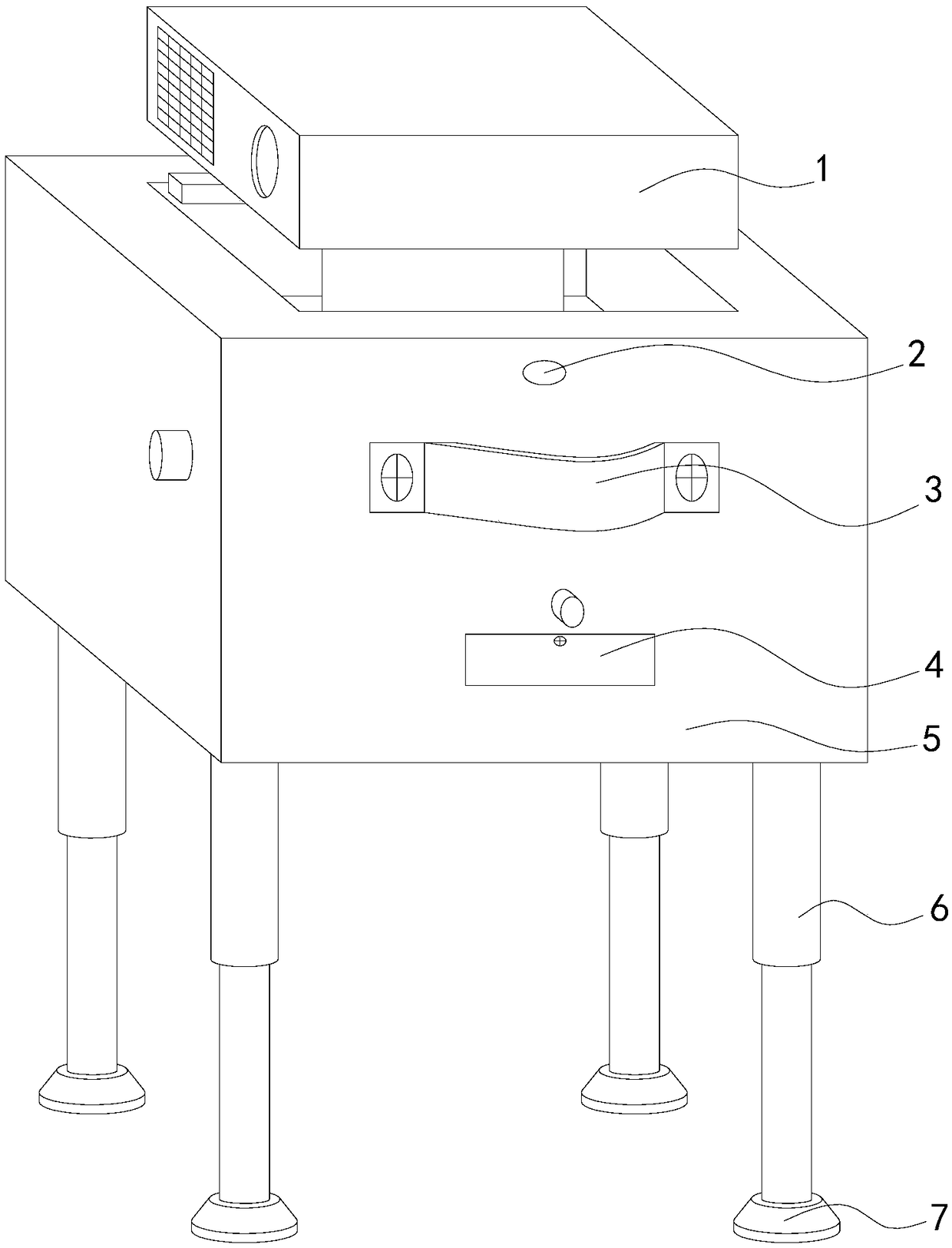 Portable display device based on Internet of Things (IoT)