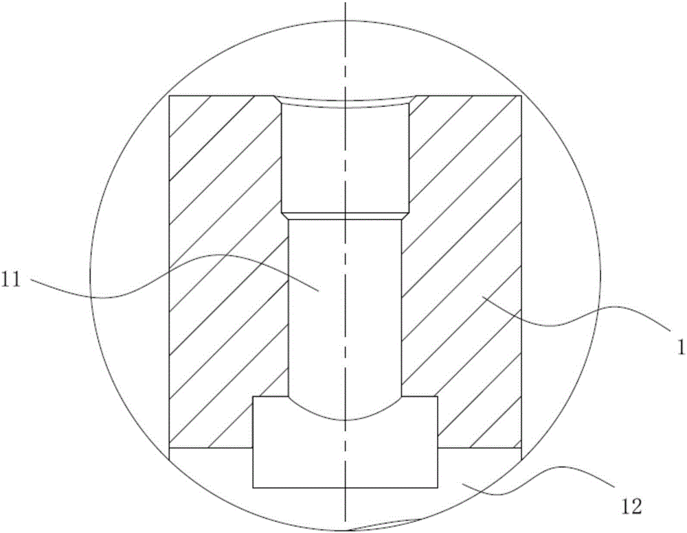 Air suction structure of rotary cylinder piston compressor and rotary cylinder piston compressor