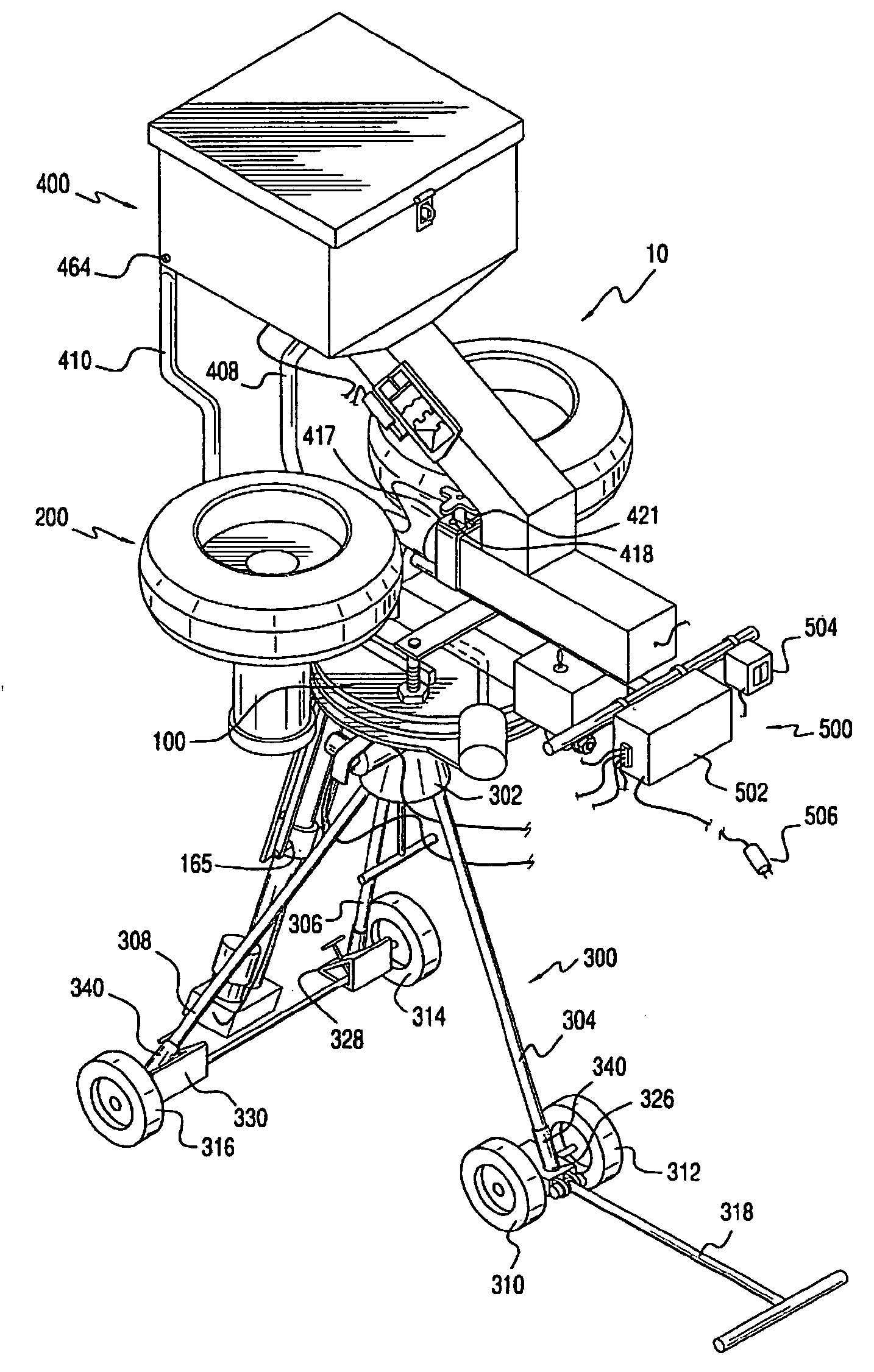 Automatic ball throwing device, directing device therefor and method of making an automatic ball throwing device