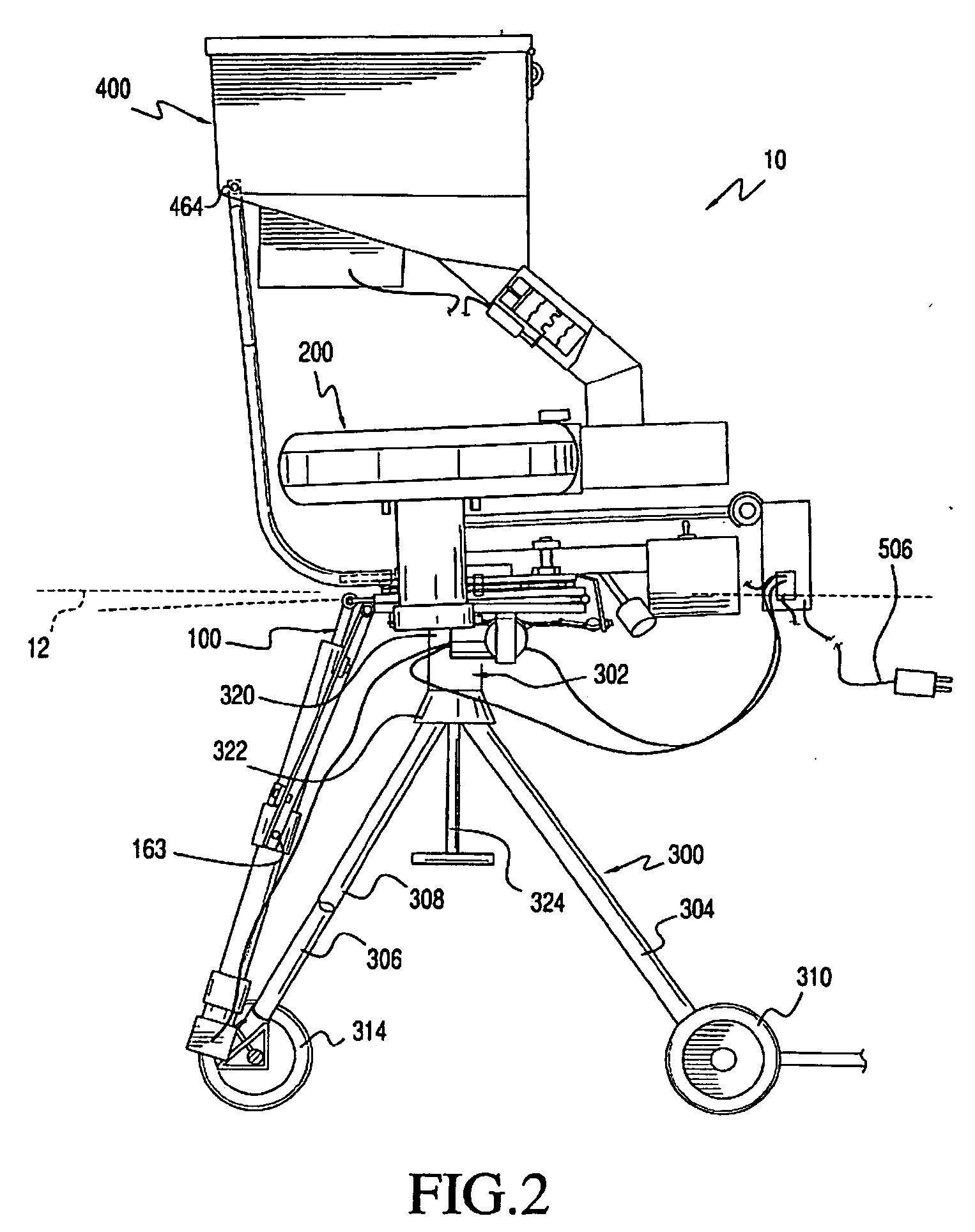 Automatic ball throwing device, directing device therefor and method of making an automatic ball throwing device