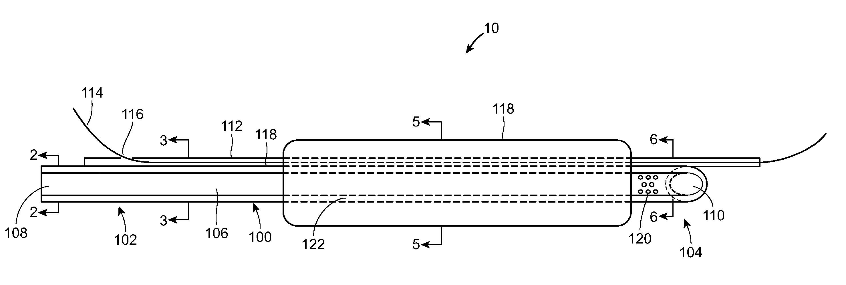 Angioplasty balloon with therapeutic/aspiration channel