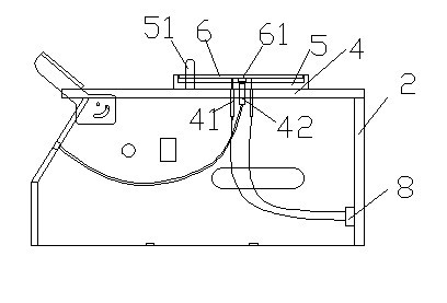 Pneumatic double-plate optical fiber tester for LED (Light Emitting Diode) indicating lamp