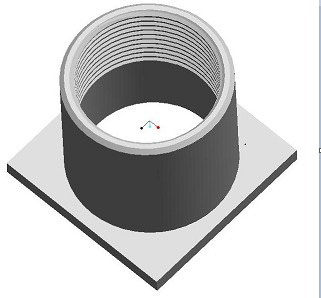 Pipe fitting with zinc plated at outer part and plastic coated at inner part as well as production process of same