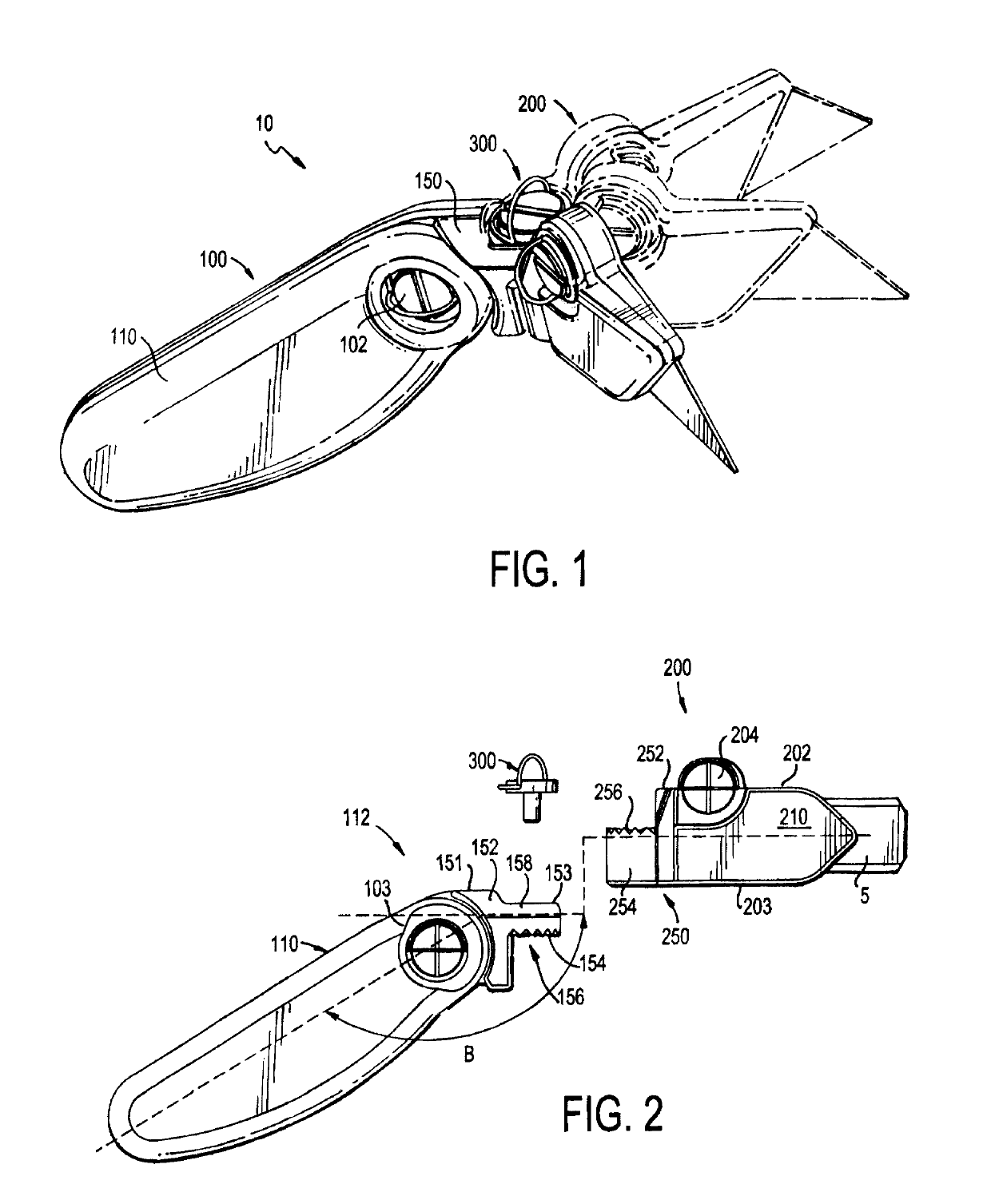 Utility knife with pivoting head assembly