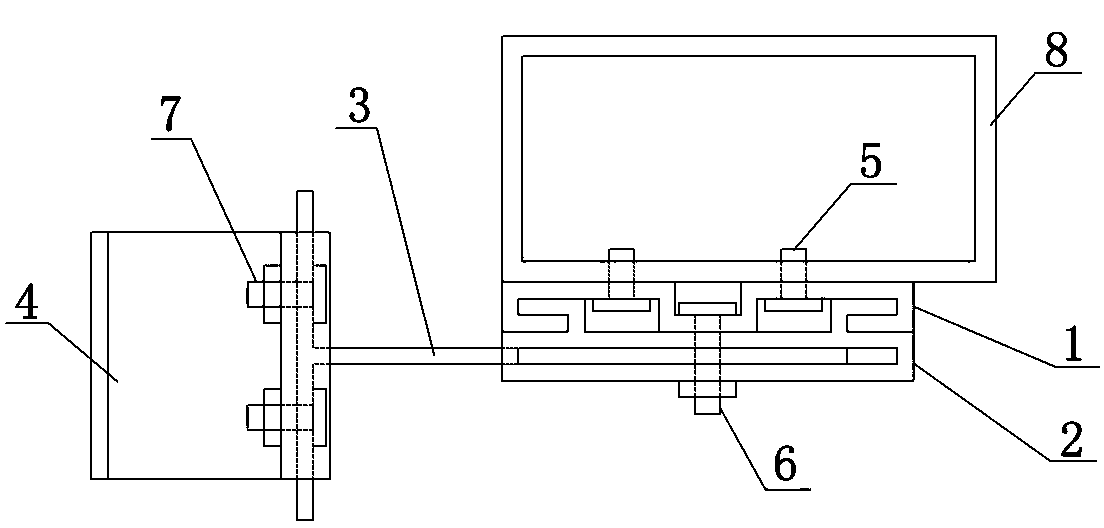 Spatial three-way adjustable flexible curtain wall connecting member and construction method thereof