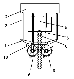 Semi-submersible floating type surge self-propelled generator ship