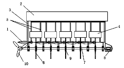 Semi-submersible floating type surge self-propelled generator ship