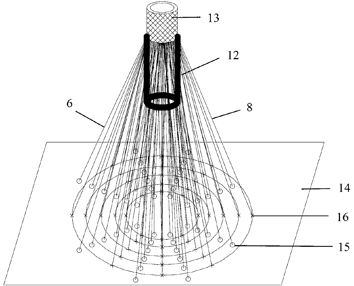 Carriage covering composite material with silkworm cocoon-imitating winded and braided structure and preparation method thereof