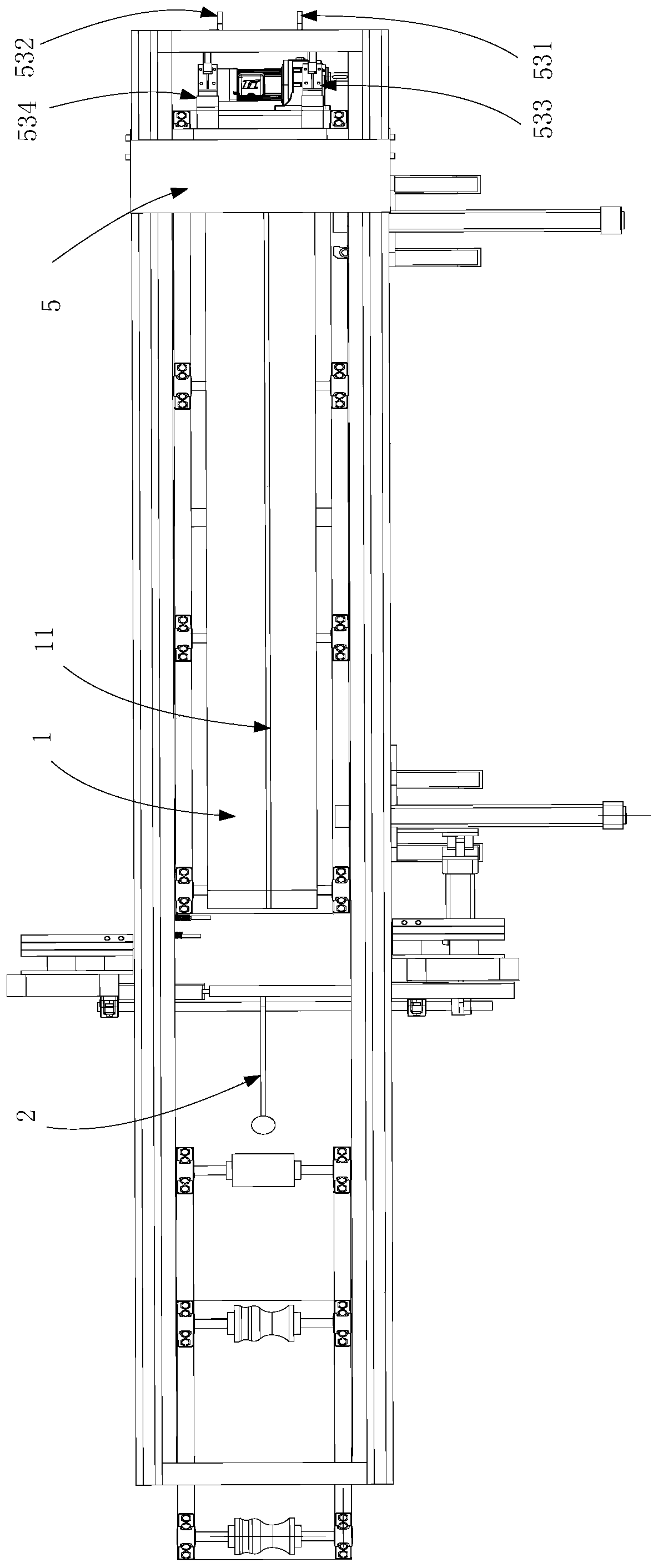 Bag opening mechanism for gypsum line bagging