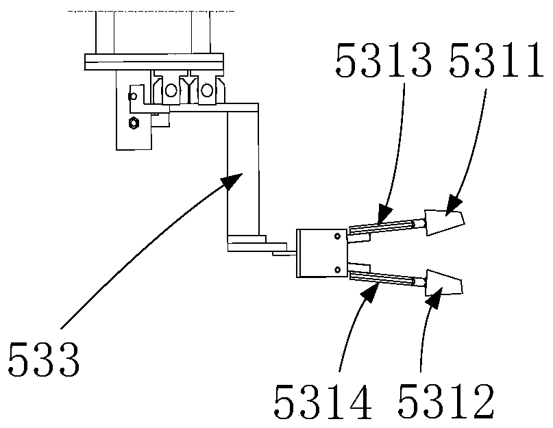 Bag opening mechanism for gypsum line bagging