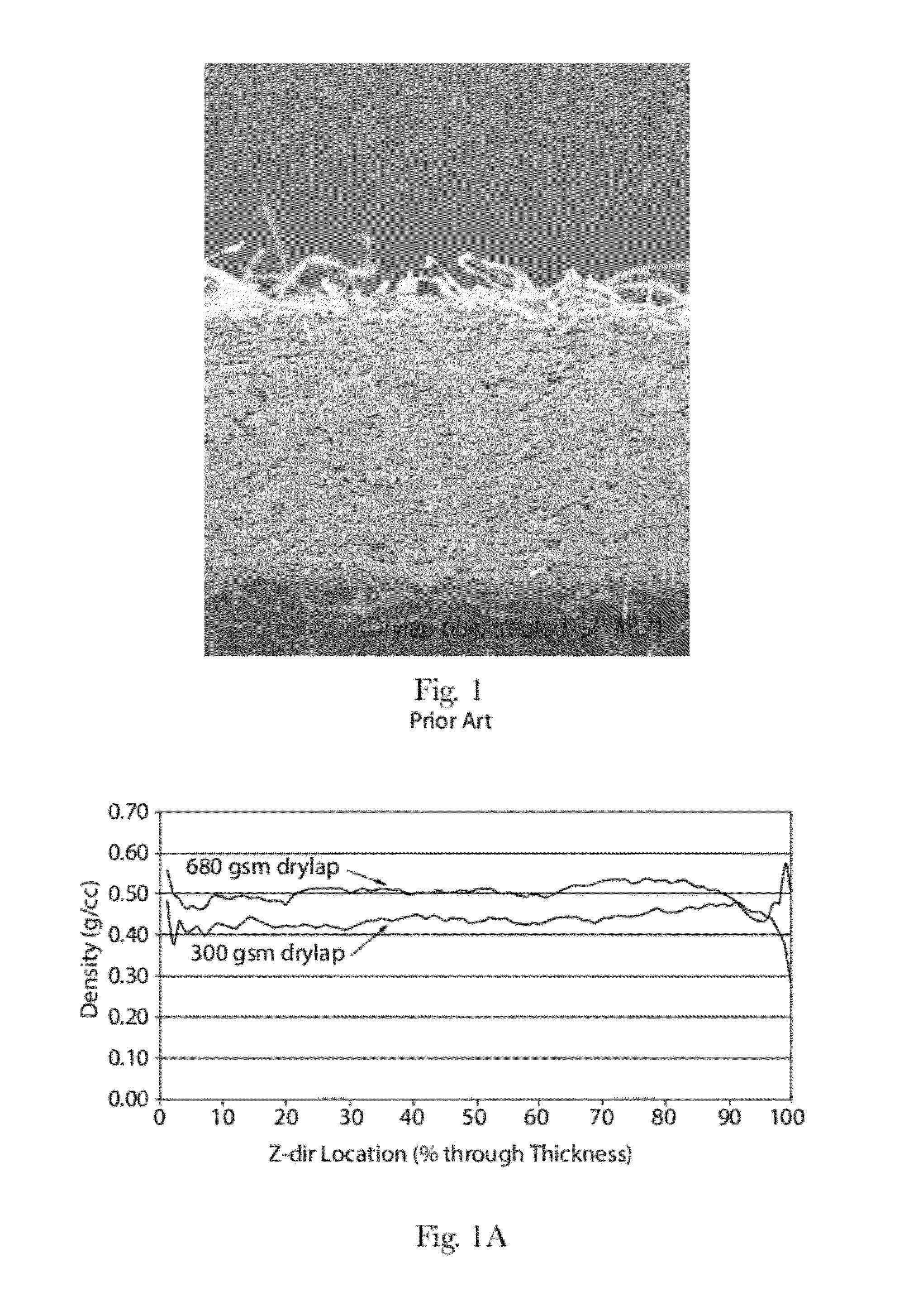 Absorbent Members Having Density Profile