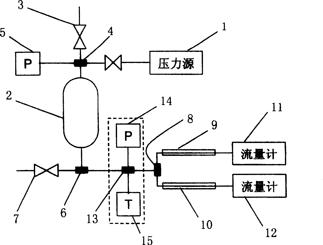 Double-pipe relative measurement method and device for microflow of liquid