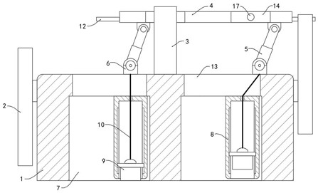 Foundation tamping device for garden construction