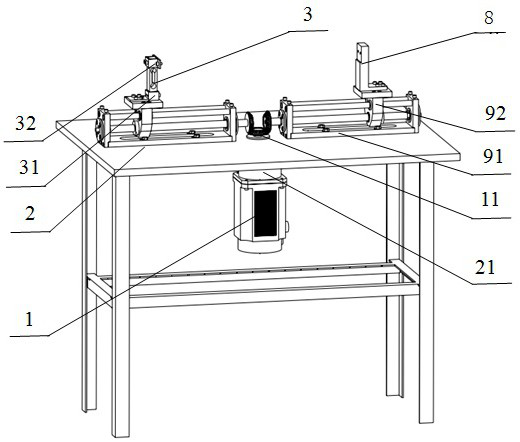 Multifunctional hyperelastic film biaxial tension test bench