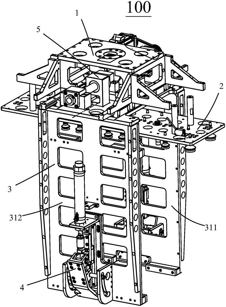 Grabbing and lifting device