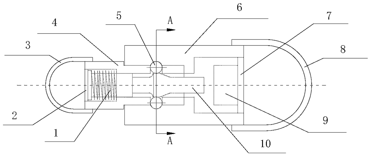 An emergency automatic release mechanism