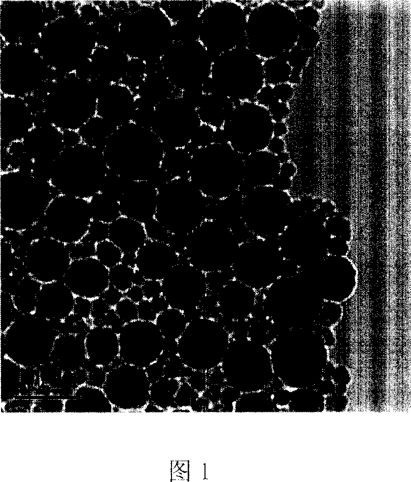 Process for preparing poly acrylate composite emulsion for pressure sensitive adhesive