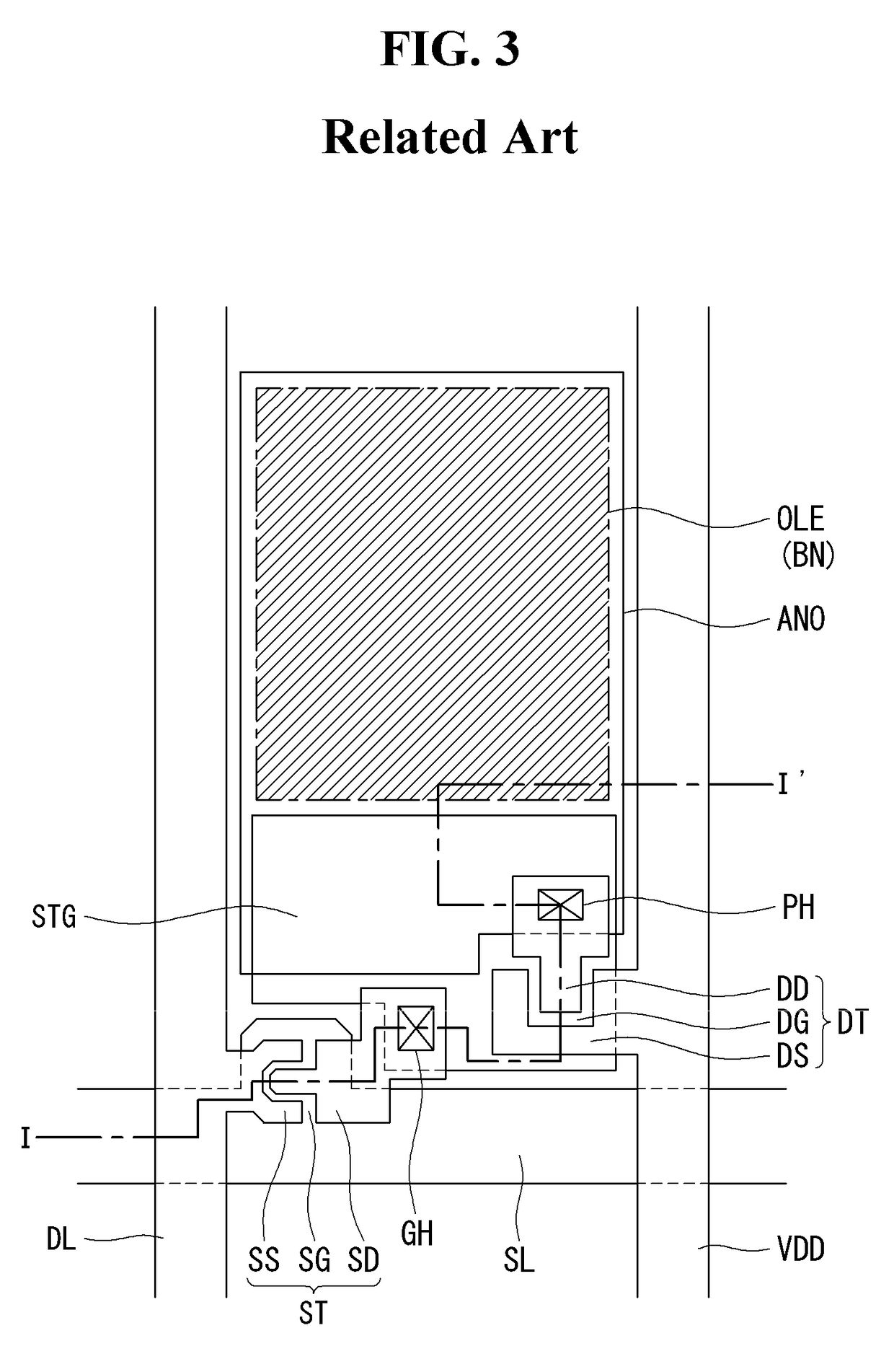 Thin film transistor substrate for flat panel display