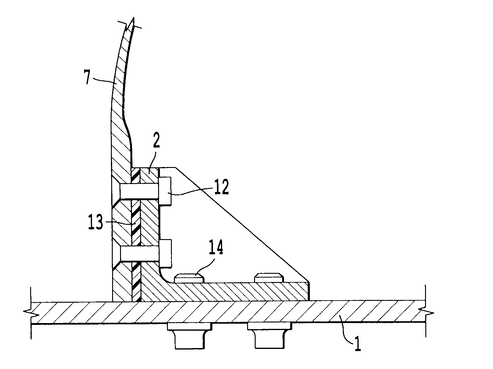 Integrative structure for aircraft fairing