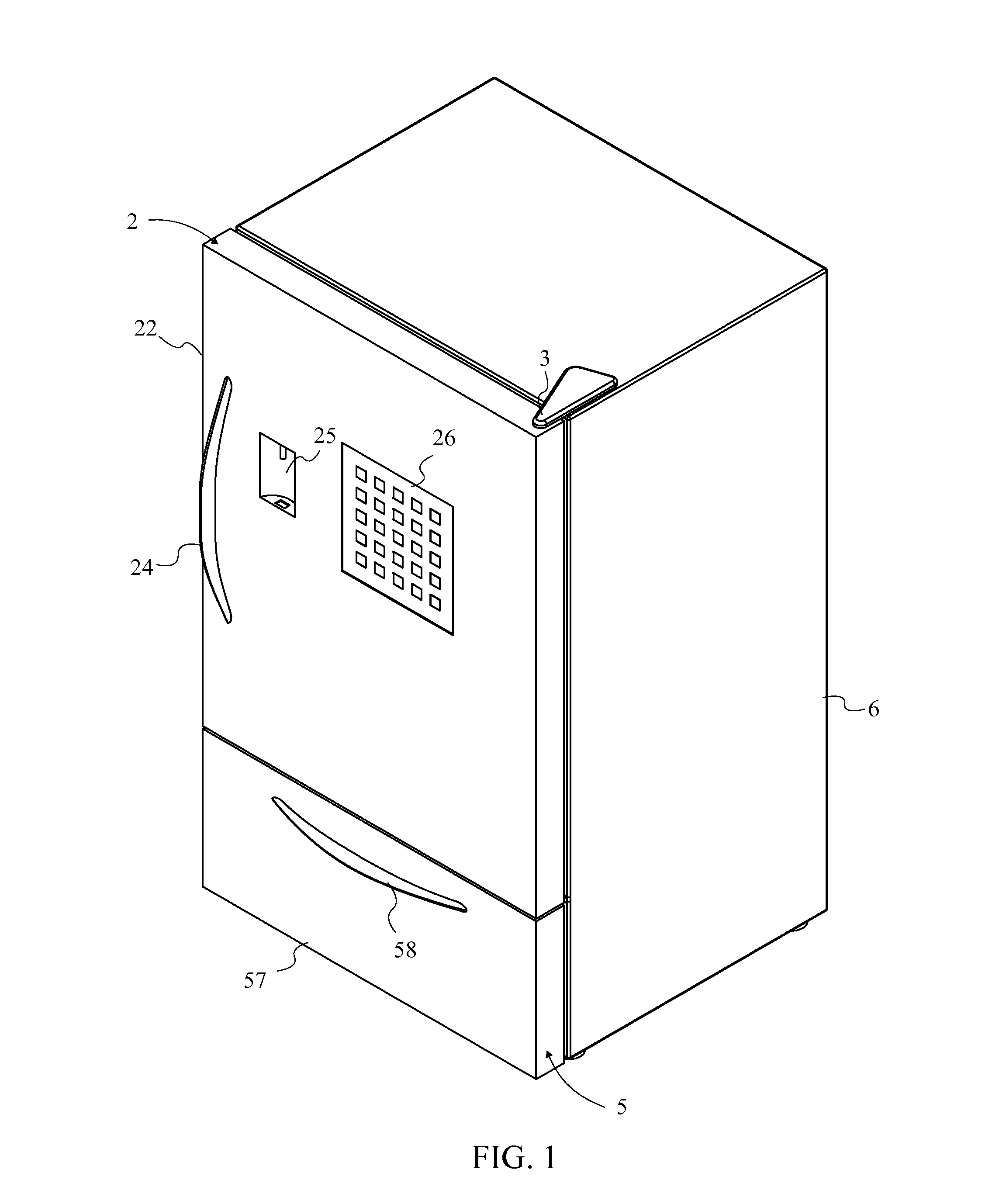 Refrigerator With Individualized Locking Drawers