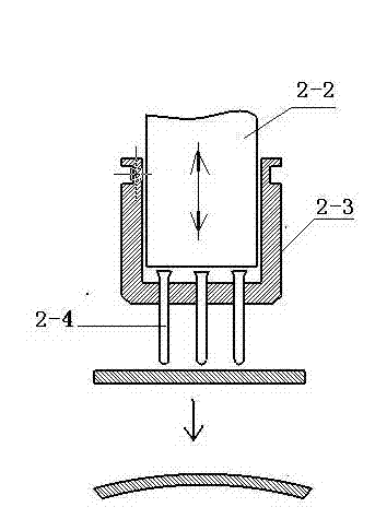 Supersonic shot-peening forming method for single or double curvature integral panels