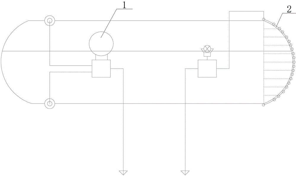 Temperature-difference temperature measuring device