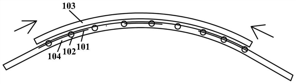 A connector, a connector assembly, a bending device and a flexible screen terminal