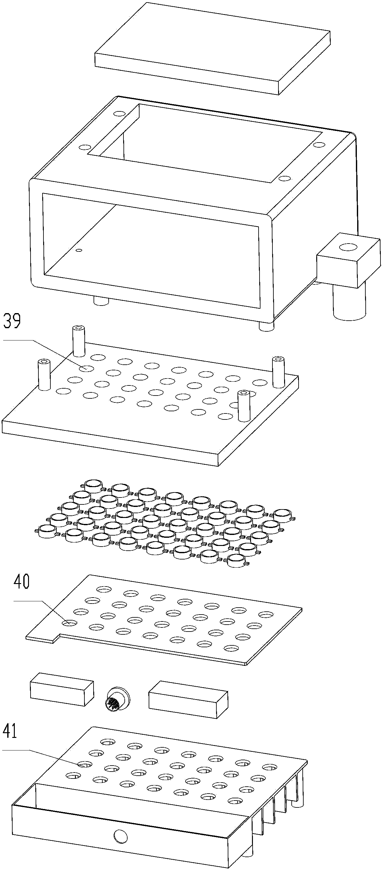 LED (light-emitting diode) dot matrix display screen