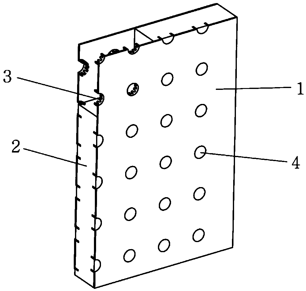 Novel antiknock fireproof plate and preparation method thereof