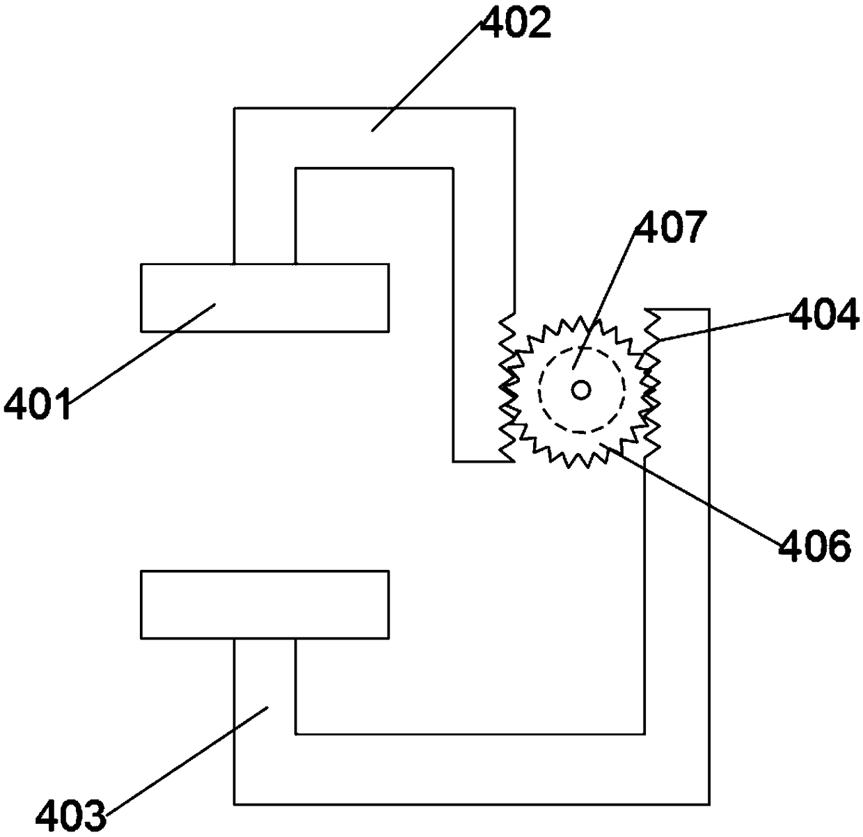 Forming device for machining of motor support