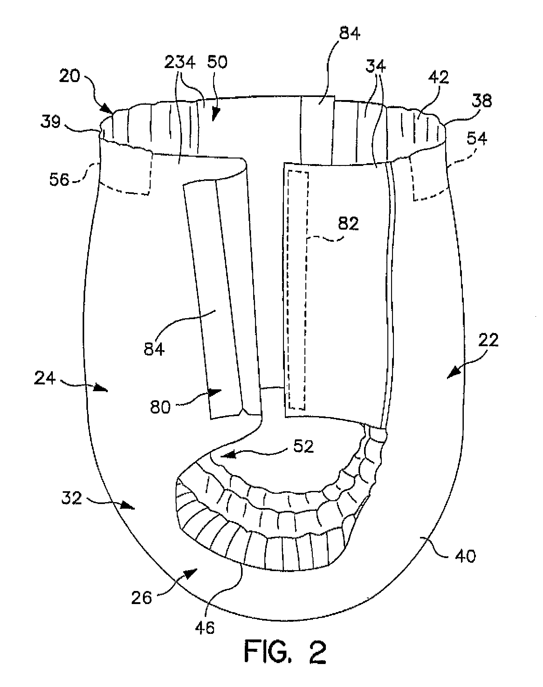 Garment-like absorbent article