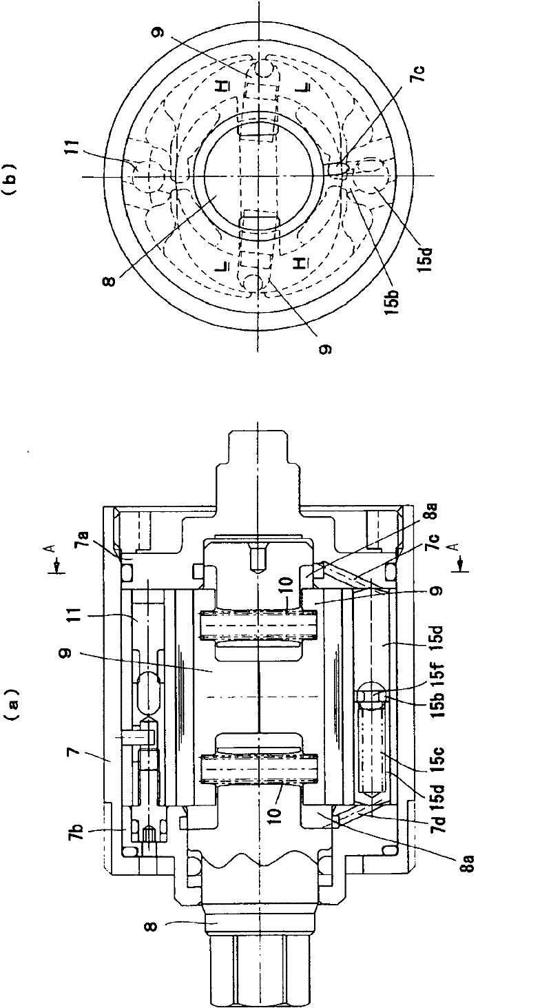 Impact torque adjusting device of hydraulic torque wrench