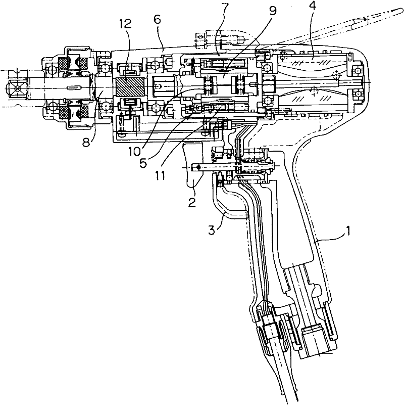 Impact torque adjusting device of hydraulic torque wrench