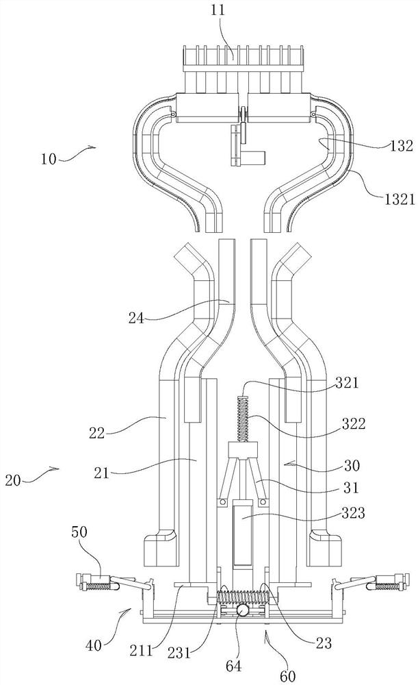 Drilling device for mounting surface of bearing blank