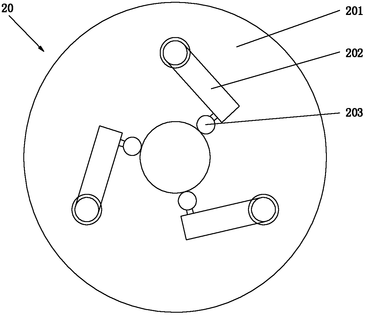 Centrifugal clamping device