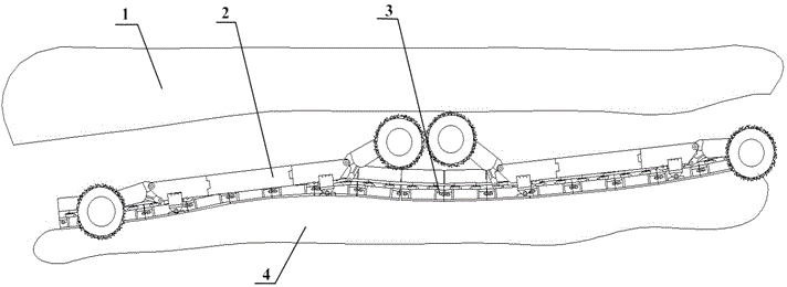 Memory cutting method of virtual coal cutter