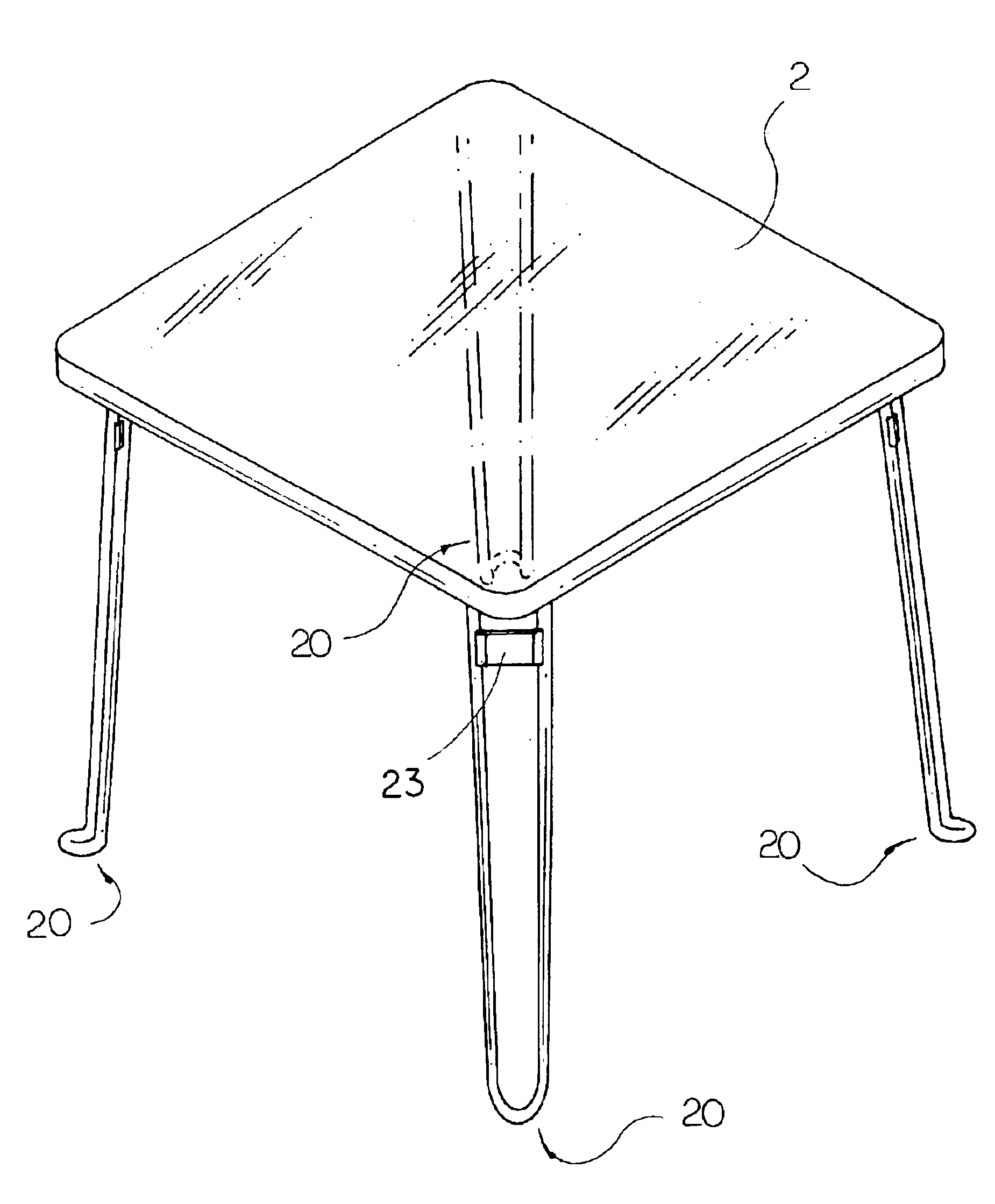 Foldable panel supporter