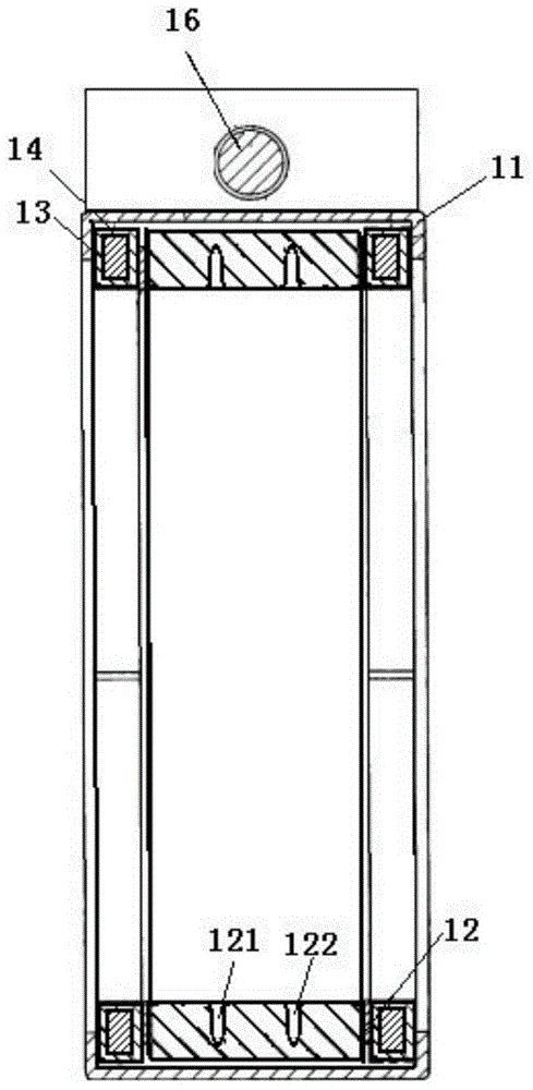 Surface shallow buried pipe connection structure