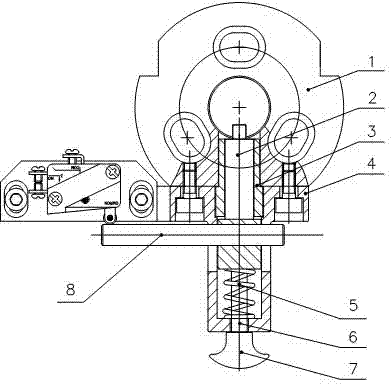 Tool for pressing signal wheel on camshaft